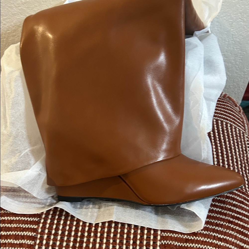 Yellow Brown Boots